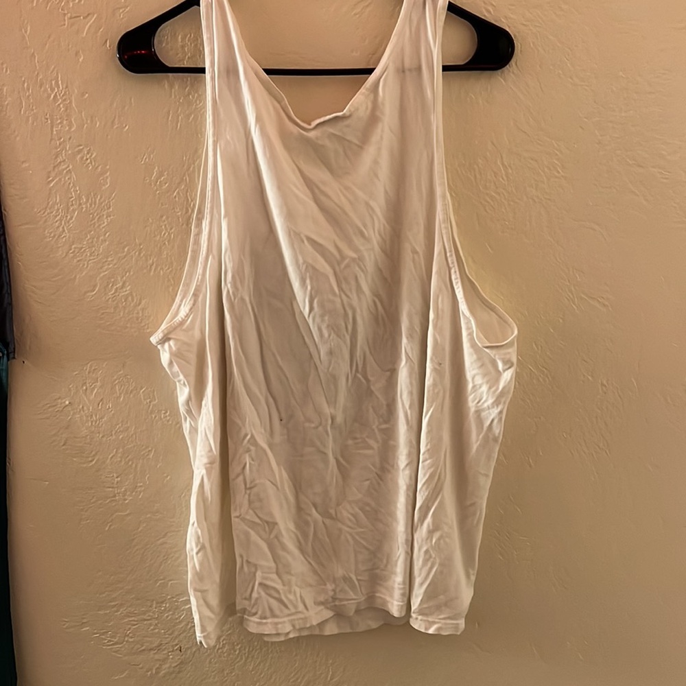 Vintage 90s jazzercise work out tank top vtg xl - Picture 3 of 3